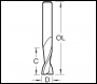 Trend Aluminium Spiral Upcut Cutter 6.3mm Diameter - Code S55/10X1/4STC