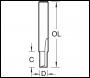 Trend Aluminium & Plastic Cutter 6.3mm Diameter - Code 55/1X1/4HSS