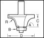 Trend Romam Ogee Bowl Cutter - Code 7/97X1/2TC