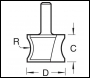 Trend Sunk Bead Cutter - Code 84/49X1/2TC