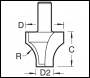 Trend Glazing Bar Ovolo Cutter 20mm Radius - Code 88/01X1/2TC