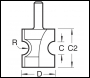 Trend Small Bead Radius Cutter 12.7mm Radius - Code 9/5X1/2TC