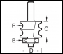 Trend Bearing Guided Dual Bead Cutter - Code 9/80X1/4TC