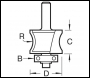 Trend Bearing Guided Corner Bead Cutter - Code 9/85X1/4TC