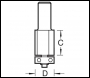 Trend Inlay Trim Cutter - Code 90/30X1/2TC