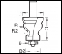 Trend Bearing Guided Decor Cutter - Code 92/20X1/2TC