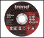 Trend 115mm Metal Cutting Discs 2.5mm Kerf 10 Pack - Code AD/C115/25/M