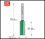 Trend Two Flute Cutter 12.7mm Diameter - Code C022X1/4TC