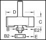 Trend Bearing Guided Rebater 31.8mm Diameter X 15.9mm - Code C193X1/2TC