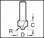 Trend Ovolo 3.2mm Radius X 9.5mm Diameter - Code C106X1/4TC