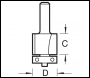 Trend Guided Trimmer 19.1mm Diameter - Code C117AX1/4TC