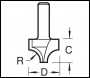 Trend Rounding Over 4.8mm Radius X 12.7mm Cut - Code C126X1/4TC