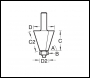 Trend Self Guided Chamfer 75 Degrees X 19.1 Cut - Code C138CX1/4TC