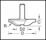 Trend Large Panel Raiser Radius 12mm - Code C173X1/2TC