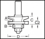 Trend Profile Scriber Raised Bevel - Code C157X1/4TC