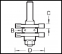 Trend Tongue And Groover Set 41mm Diameter - Code C158X1/2TC