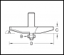 Trend Bearing Guided Bevel Panel Raiser 15 Degrees - Code C170X1/2TC