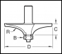 Trend Bearing Guided Thumb Mould Radius44mm - Code C190X1/2TC