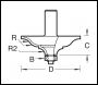 Trend Bearing Guided Elegant Mould 10.5mm Radius - Code C217X1/2TC