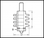 Trend Finger Jointer 35mm Diameter X 38.1mm - Code C219X1/2TC