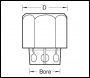 Trend Collet Extension 8mm Collet Nut Set 1/4 inch  (6.35mm) - Code CE/CNS/8/635