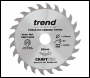 Trend Craft Saw Blade 130mm X 24 Teeth X 20mm - Code CSB/13024