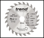 Trend Craft Saw Blade 130mm X 24 Teeth X 20mm - Code CSB/13024