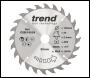 Trend Craft Pro 160mm Diameter 20mm Bore 24 Tooth Combination Cut Saw Blade For Hand Held Circular Saws - Code CSB/16024