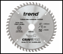 Trend Craft Pro 160mm Diameter 20mm Bore 48 Tooth Fine Finish Cut Saw Blade For Hand Held Circular Saws - Code CSB/16048A