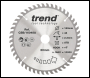 Trend Craft Pro 160mm Diameter 20mm Bore 48 Tooth Fine Finish Cut Saw Blade For Hand Held Circular Saws - Code CSB/16048A