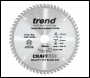 Trend The Craft Pro 160mm Diameter 20mm Bore 60 Tooth Fine Finish Cut Saw Blade For Hand Held Circular Saws - Code CSB/16060