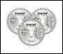 Trend 160mm Diameter Craft Saw Blade Triple Pack - Code CSB/160/3PK