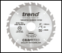 Trend Craft Saw Blade 165mm X 24 Teeth X 30 Thin - Code CSB/16524TB