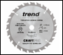 Trend Craft Saw Blade 165mm X 24 Teeth X 15.88 Thin - Code CSB/16524TC