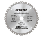 Trend Wood Cordless Circular Saw Blade 165mm X 20mm X 40t, 10 Pack - Code CSB/16540T/10