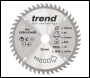 Trend Craft Pro 165mm Diameter 20mm Bore 48 Tooth Fine Finish Cut Saw Blade For Plunge Saws - Code CSB/16548B