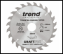 Trend Craft Saw Blade 180mm X 24 Teeth X 30mm - Code CSB/18024