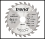 Trend Craft Saw Blade 180mm X 24 Teeth X 30mm - Code CSB/18024