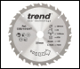 Trend Craft Saw Blade 184mm X 24 Teeth X 20 Thin - Code CSB/18424T