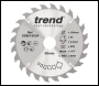 Trend Craft Pro 190mm Diameter 30mm Bore 24 Tooth Combination Cut Saw Blade For Hand Held Circular Saws. - Code CSB/19024