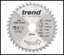 Trend The Craft Pro 190mm Diameter 30mm Bore 40 Tooth General Purpose Saw Blade For Hand Held Circular Saws. - Code CSB/19040