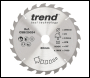 Trend Craft Saw Blade 250mm X 24 Teeth X 30mm - Code CSB/25024