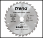 Trend Craft Saw Blade 250mm X 30 Teeth X 30mm - Code CSB/25030