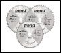 Trend 250mm Diameter Craft Saw Blade Triple Pack - Code CSB/250/3PK