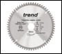 Trend Craft Saw Blade Aluminium And Plastic 216mm X 64 Teeth X 30mm - Code CSB/AP21664A