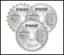 Trend 216mm Diameter Craft Saw Blade Mixed Triple Pack - Code CSB/CC216/3PK