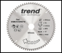 Trend Craft Saw Blade Crosscut 250mm X 72 Teeth X 30mm - Code CSB/CC25072