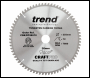 Trend Craft Saw Blade Crosscut 255mm X 72 Teeth X 30mm - Code CSB/CC25572