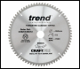 Trend Craft Saw Blade Crosscut 260mm X 72 Teeth X 30mm - Code CSB/CC26072
