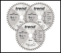 Trend 160mm Panel Trim Craft Saw Blade Triple Pack - Code CSB/PT160/3PK